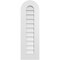 Ekena Millwork Round Top Surface Mount PVC Gable Vent: Non-Functional, w/ 3-1/2"W x 1"P Standard Frame, 12"W x 38"H GVPRT12X3801SN - alternate 1